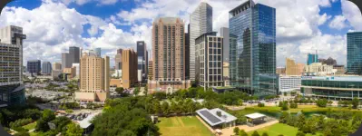 Downtown Houston Texas from George R Brown Convention Center